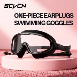 SCVCN Swimming Goggles Full Frame Swim Eyewear Clear Anti-fog Anti-ultraviolet Safe Water Lenses Accessories Triathlon Men Women