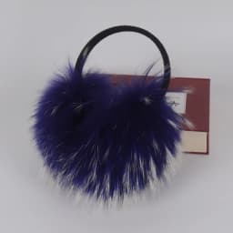 New Winter Real Fox Fur Earmuffs for Women Natural Fox Fur Scarves Dual Use Genuine Warmer Plush EarMuff Outdoor Solid Fur Scarf