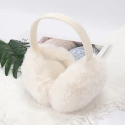 New Autumn Winter Soft Earmuffs Women Men Ear Keep Warmer Plush Solid Color Adjustable Foldable Ear Protection Muffs Earflap