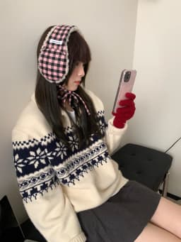 Korean Retro Warm Earmuffs Versatile Autumn And Winter Cold Protection Against Frost Earmuffs