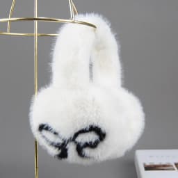 Winter Outdoor Hot Sale Fake Mink Fur Earmuffs Luxury Women Keep Warm Fake Mink Fur Earmuff Girl Winter Ear Protection