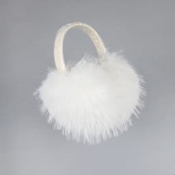 Faux Fox Fur Outdoor Winter Warm Earmuffs Portable Cold Protection Faux Fur Ear-Muffs Soft Foldable Earflaps For Women Man