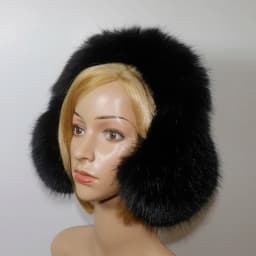 Faux Fox Fur Earmuffs For Winter Women Warm Thick Faux Fur Earmuffs Girls Ear Warmer Faux Fox Fur Scarves Plush Ear Muff