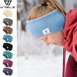 WRELS Fleece Ear Warmer Muffs Headband Ear Muffs Yoga Warm Stretchy Thermal Ear Muffs Men Women Cold Weather Windproof Earmuffs