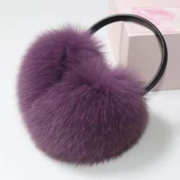 New 100% Natural Fox Fur Earlaps Fashion Women Fluffy Real Fox Fur Earmuffs Winter Lady Big Pompoms Fox Fur Plush Ear Muff