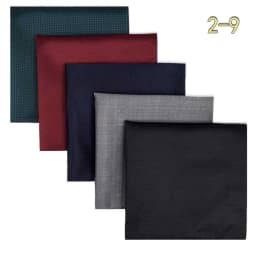 5 Pieces Classic Mens Pocket Square Set Handkerchief Assorted Suit Hanky Multi Designs Business Wedding Formal Gift Dropshipping