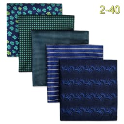 5 Pieces Classic Mens Pocket Square Set Handkerchief Assorted Suit Hanky Multi Designs Business Wedding Formal Gift Dropshipping