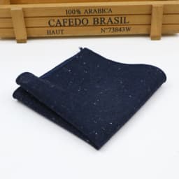 Men's and Women's Sunshine Style Wool Pocket Square Color Handkerchief Leisure Scarf 23cm