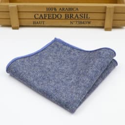 Men's and Women's Sunshine Style Wool Pocket Square Color Handkerchief Leisure Scarf 23cm
