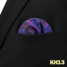 Men Pocket Square Handkerchief Multi Styles Paisley Floral Solid Jacquard Suit Pocket Towel Hanky Business Wedding Accessories