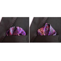 41 Colors 25*25cm Men's Business Suits Pocket Square Handkerchiefs for Wedding Paisley Dot Stripes Hankies Mens Pocket Towel