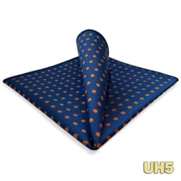Luxury Mens Pocket Square Handkerchief Blue Navy Brown Paisley Jacquard Suit Hanky Large Classic Gentlemen Wedding Party Gift