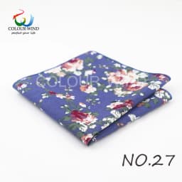 Top Cotton Pocket Square Fashion Flower Suit Ties For Men Paisley Shirt Handkerchief 22*22CM Wedding Towel Ladies Hankies Gift