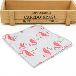 Kids Handkerchief Scarves Vintage Cotton Hankies Men's Pocket Square Children Dog Duck Animal Fruit Handkerchiefs