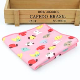 Kids Handkerchief Scarves Vintage Cotton Hankies Men's Pocket Square Children Dog Duck Animal Fruit Handkerchiefs