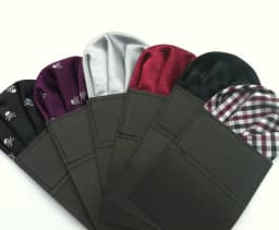 Men's Pre-folded Pocket Square Solid Polka Dots Handkerchiefs 17 Colors Gentleman Formal Wedding Party Business Chest Towel