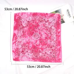 Fashion Unisex Adult Bandana Hairbands Cowboy Biker Sports Head wear Wrist Hair wrap Single Sided Head Wrap Scarf Paisley