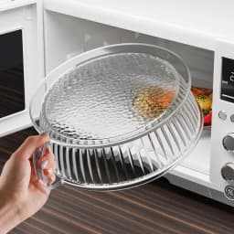 Microwave Splash Proof PC Cover High-temperature Resistant Bowl Cover Household Food Grade Plastic Microwave Hot Dishes Lid
