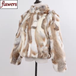 2026 New Style Genuine Rabbit Fur Coat Women Real Rabbit Fur Jacket Lady Winter Fur Overcoat Customized Big Size Mandarin Collar