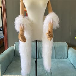 Double Faced Women Outfit Curly Winter Gorgeous Real Mongolian Lamb Fur Scarf