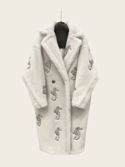 Max Teddy Coat 62% Alpaca 26% Wool 12% Silk Coat Winter Thicken Women's Coat