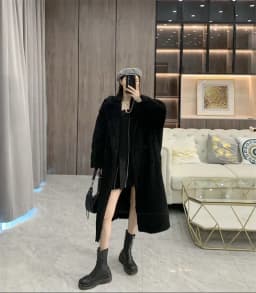 Max Teddy Coat 62% Alpaca 26% Wool 12% Silk Coat Winter Thicken Women's Coat
