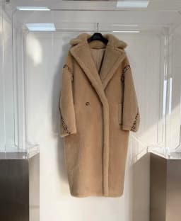 Max Teddy Coat 62% Alpaca 26% Wool 12% Silk Coat Winter Thicken Women's Coat