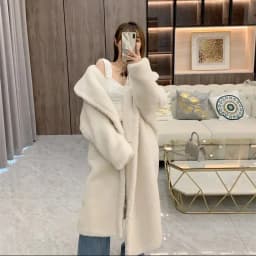 Max Teddy Coat 62% Alpaca 26% Wool 12% Silk Coat Winter Thicken Women's Coat
