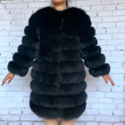 NEW Style 4in1 Real Fur Coats Women Natural Real Fur Jackets Vest Winter Outerwear Women Fox Fur Coat High Quality Fur Clothes