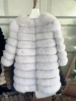 NEW Style 4in1 Real Fur Coats Women Natural Real Fur Jackets Vest Winter Outerwear Women Fox Fur Coat High Quality Fur Clothes