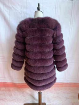 NEW Style 4in1 Real Fur Coats Women Natural Real Fur Jackets Vest Winter Outerwear Women Fox Fur Coat High Quality Fur Clothes
