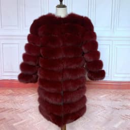 NEW Style 4in1 Real Fur Coats Women Natural Real Fur Jackets Vest Winter Outerwear Women Fox Fur Coat High Quality Fur Clothes