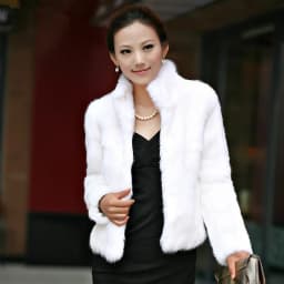 2026 Hot Sale Winter Women Real Rabbit Fur Coat Natural Warm Rabbit Fur Jacket Lady Fashion 100% Genuine Real Rabbit Outerwear