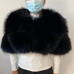 Authentic Raccoon Real Fur Short Coat Shawl Fashion 2026 New Model Elegant Warmth for Women's Outerwear
