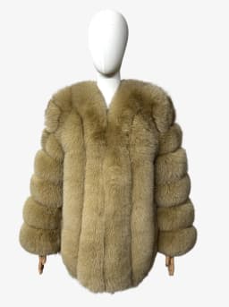 Women's Real Fox Fur Coat Winter Warm Luxury Jacket Natural Fur Thick Cozy Extra Long Heavy Windproof Outerwear for Ladies WG-70