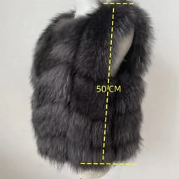 Real Fur Raccoon Vest Natural Fur Coat For Jacket Female Coats Vest Waistcoat Long Fur Coats Real Fur Coat Fox Vest Jacket