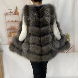 Real Fur Raccoon Vest Natural Fur Coat For Jacket Female Coats Vest Waistcoat Long Fur Coats Real Fur Coat Fox Vest Jacket