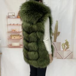 Real Fur Raccoon Vest Natural Fur Coat For Jacket Female Coats Vest Waistcoat Long Fur Coats Real Fur Coat Fox Vest Jacket