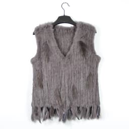PUDI Women Knitted Handmade Real Rabbit Fur Vest Gilet Sleeveless Garment Waistcoat Female Natural Fur Coat Jacket VR031