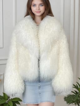 Women's Genuine Mongolia Sheep Fur Jacket Warm Autumn Winter Coat Real Fashion Ladies Real Fur Clothing