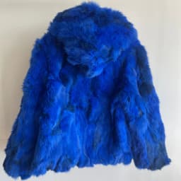 Natural Rabbit Fur Coat for Women Winter Hooded Jacket Fashion Real Fur Coat Female on Offer With HT52