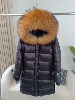 OFTBUY 2023 Winter Jacket Women Real Fox Fur Raccoon Fur Collar Hooded Thick Warm Duck Down Long Streetwear Outerwear Detachable