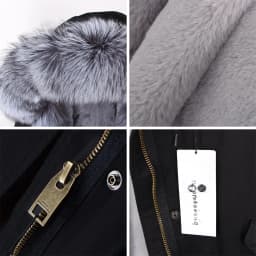 MAOMAOKONG 2026 Winter Women Coat Natural Fox Fur Collar Cuff Black Jackets Outwear Thick Luxury Real Fur Parka Women's Fur Coat