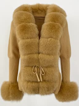 OFTBUY 2024 New Autumn Winter Jacket Women Natural Real Raccoon Fox Fur Collar Cuffs 100% Cotton Sweater Streetwear Outerwear