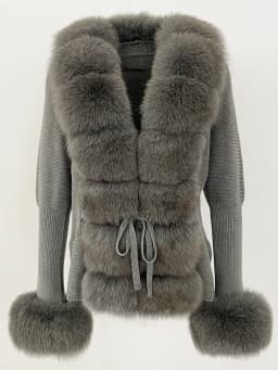 OFTBUY 2024 New Autumn Winter Jacket Women Natural Real Raccoon Fox Fur Collar Cuffs 100% Cotton Sweater Streetwear Outerwear