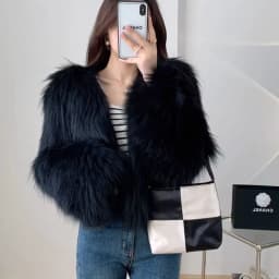 Hot Sales Natural Fur Fashion Short Coat New Raccoon Fur Double Sided Weaving Jacket Encryption Thickening Raccoon Fur Jacket