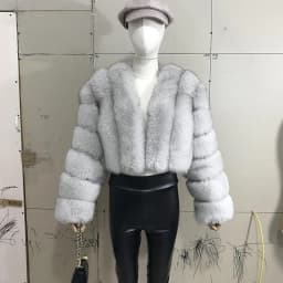 High Quality Fur Coat Women 100% Real Fox Fur Jacket Women's Fall/Winter Luxury Short Natural Fox Fur Coat Leather Jacket