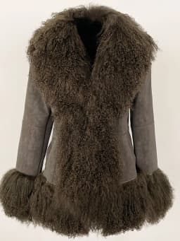 OFTBUY Thick Warm Fashion Overwear Lady New Winter Coat Women Natural Mongolia Sheep Fur Jacket Real Rabbit Fur Coat Female