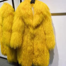 Mongolia Sheep Fur New brand real fur Long genuine fur coat Mongolia Sheep Fur long sleeves women's warm jacket