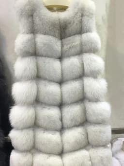 Natural Real Fox Fur Vest Natural Fur Coat For Jacket Female Coats Vest Waistcoat Long Fur Coats Real Fur Coat Fox Vest Jacket